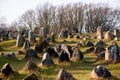 Ancient Viking graveyard of Lindholm Hoje