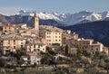 The ancient village of Le Broc in the Maritime Alpes