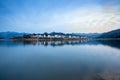 Ancient villages in the mountains of Anhui Province, China in the morning