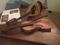 Ancient violin musical instrument