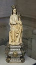 Ancient `Virgen of the Arzon` statue in the main sacristy of the Seville Cathedral in Seville, Andalusia, Spain. Royalty Free Stock Photo