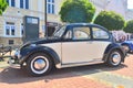 Ancient VW Beetle car in Sanok