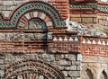 Ancient walks of Church of Christ Pantocrator in Old Nesebar Royalty Free Stock Photo