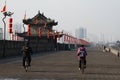 Ancient wall in china Royalty Free Stock Photo