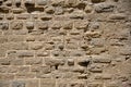 Ancient wall of a fortress Carcassonne Royalty Free Stock Photo