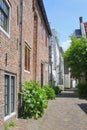 Touristic Wall Houses (Muurhuizen),Amersfoort,Holland Royalty Free Stock Photo