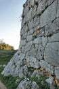 Ancient wall of Norba, Latina, Italy Royalty Free Stock Photo