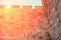 Ancient wall in old city Jerusalem Royalty Free Stock Photo