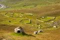 Cleits at St Kilda, Outer Hebrides, Scotland