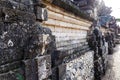 Ancient Wall in Uluwatu Temple, Bali, Indonesia