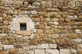 Ancient wall with window Royalty Free Stock Photo