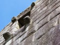 Ancient wall window at Machu Picchu Royalty Free Stock Photo