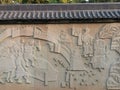 Ancient wall in China shows Chinese culture
