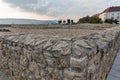 Ancient walls in Buda Castle, Budapest Royalty Free Stock Photo
