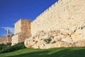 The ancient walls of the eternal Jerusalem Royalty Free Stock Photo