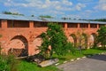 Ancient walls of Zaraysk Kremlin