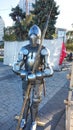 Ancient warrior uniforms knightly armor. Royalty Free Stock Photo