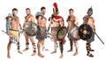 Ancient warriors/Gladiators Royalty Free Stock Photo