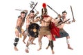 Ancient warriors/Gladiators Royalty Free Stock Photo