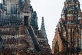 Ancient Wat Chai Wattanaram in Ayutthaya, Thailand Royalty Free Stock Photo