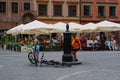 Ancient water column at Old Town Market Square