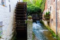 Ancient water mill called Leeuwenmolen in Maastricht, The Netherlands