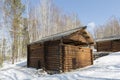Ancient water mills in Irkutsk