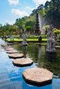 Ancient water palace Tirta Gangga in Karangasem, Bali, Indonesia Royalty Free Stock Photo