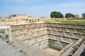 Ancient water reservoir in the Hampi Royalty Free Stock Photo