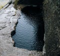 An Ancient Water storing place in a Mountain of Maharashtra, India