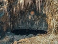 An Ancient Water storing place in Visapur Fort, Maharashtra, India