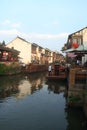 Ancient water towns-shantang suzhou Royalty Free Stock Photo