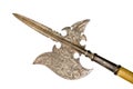 The ancient weapon - Austrian infantry halberd Royalty Free Stock Photo