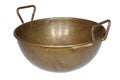 Ancient weathered copper pot