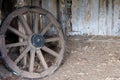 Ancient wheel of wood concept Royalty Free Stock Photo