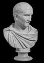 Ancient white marble sculpture bust of Cicero the politician, philosopher and orator lived in Ancient Rome