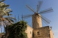 Ancient windmill in Majorca, Spain Royalty Free Stock Photo