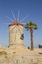 Ancient windmill in Rhodes