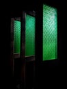 an ancient window in a Javanese house in Indonesia