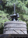 Ancient wine press in Chile. Royalty Free Stock Photo
