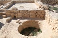 Ancient Wine Press Factory, Shivta, Ancient Nabataeans and Byzantine City, Israel Royalty Free Stock Photo