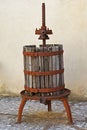 Ancient wine press Royalty Free Stock Photo