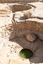 Ancient Wine Press, Shivta, Ancient Nabataeans and Byzantine City, Israel Royalty Free Stock Photo