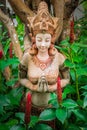 Ancient woman sculpture in the garden Royalty Free Stock Photo