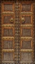 Ancient wood door