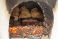 Ancient wood oven Royalty Free Stock Photo