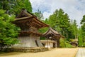 Ancient wooden bell Tower, Koyasan Royalty Free Stock Photo