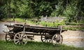 Ancient wooden cart