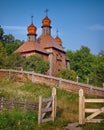 Ancient wooden church Royalty Free Stock Photo