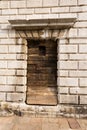 Ancient wooden door - Church of the Santi Apostoli Venice Italy Royalty Free Stock Photo